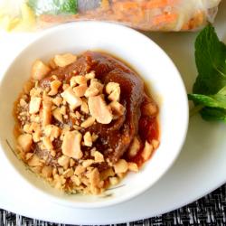 recipe: rice paper roll dipping sauce peanut butter hoisin sauce                        